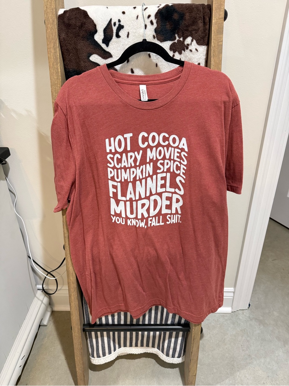 Bella Canvas Rust Red Short-Sleeve Graphic Tee - Picture 2 of 3